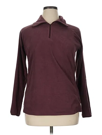Pre-owned Columbia Sweatshirt In Burgundy