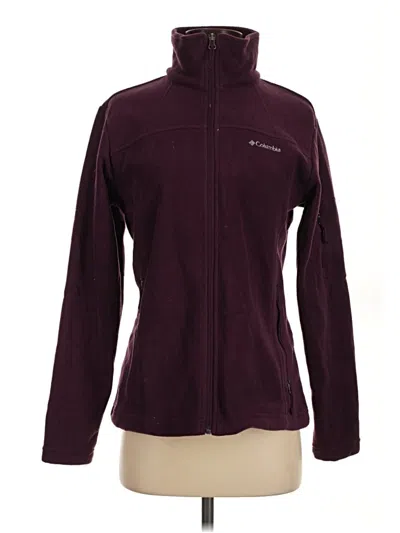 Pre-owned Columbia Sweatshirt In Burgundy