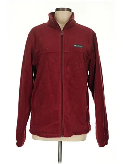 Pre-owned Columbia Sweatshirt In Burgundy
