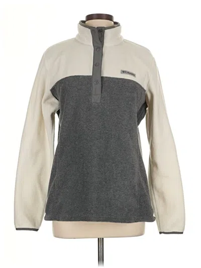 Pre-owned Columbia Sweatshirt In Gray