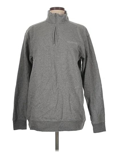 Pre-owned Columbia Sweatshirt In Gray