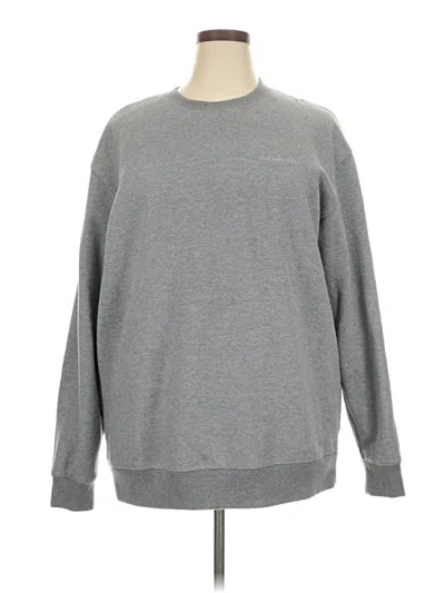 Pre-owned Columbia Sweatshirt In Gray