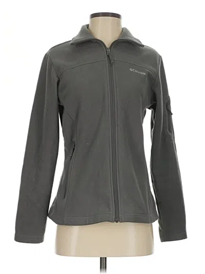 Pre-owned Columbia Sweatshirt In Gray