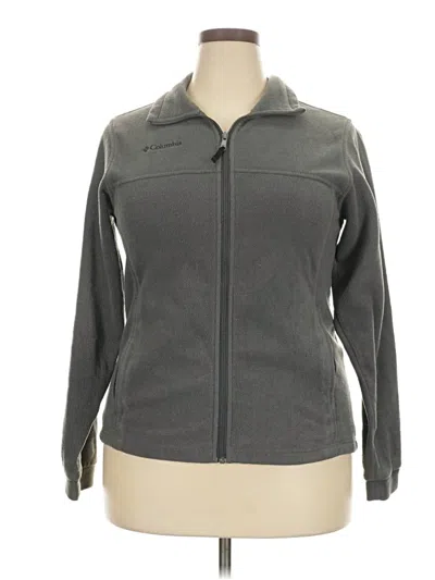 Pre-owned Columbia Sweatshirt In Gray