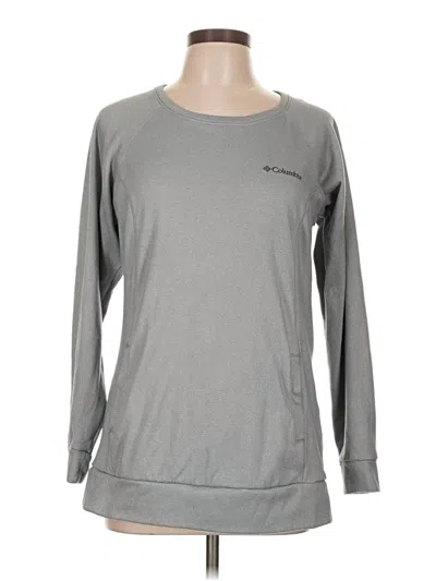 Pre-owned Columbia Sweatshirt In Gray