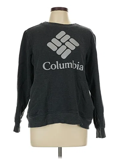Pre-owned Columbia Sweatshirt In Gray