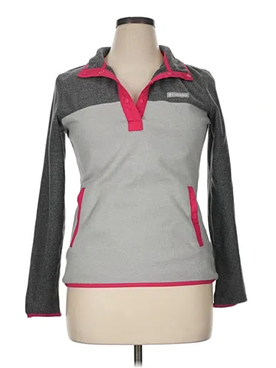 Pre-owned Columbia Sweatshirt In Gray