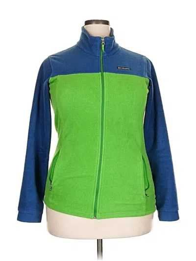 Pre-owned Columbia Sweatshirt In Green