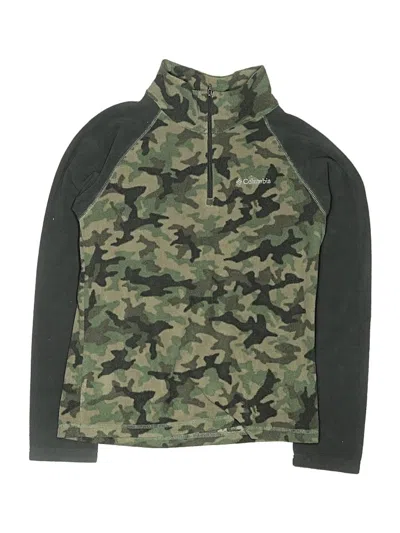 Pre-owned Columbia Kids' Sweatshirt In Green