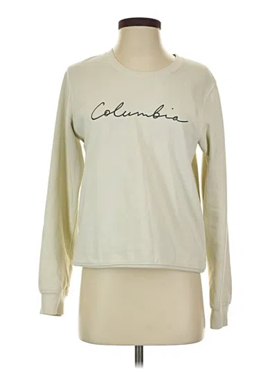 Pre-owned Columbia Sweatshirt In Ivory