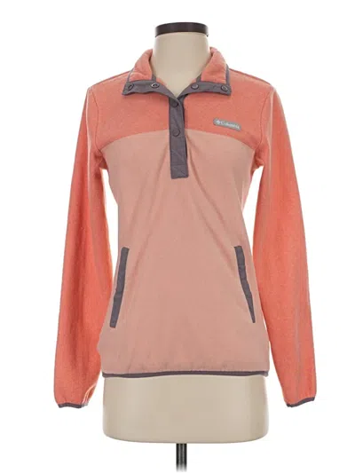 Pre-owned Columbia Sweatshirt In Orange
