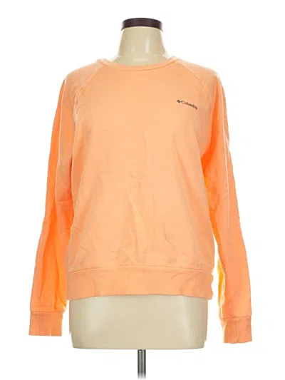 Pre-owned Columbia Sweatshirt In Orange