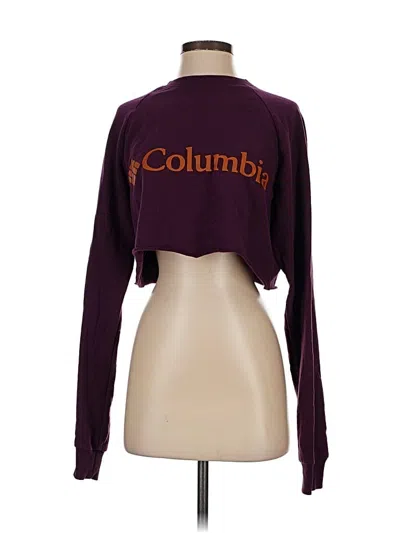 Pre-owned Columbia Sweatshirt In Purple
