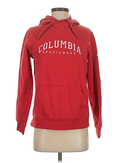 Pre-owned Columbia Sweatshirt In Red