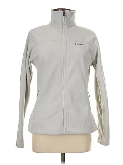 Pre-owned Columbia Sweatshirt In Silver