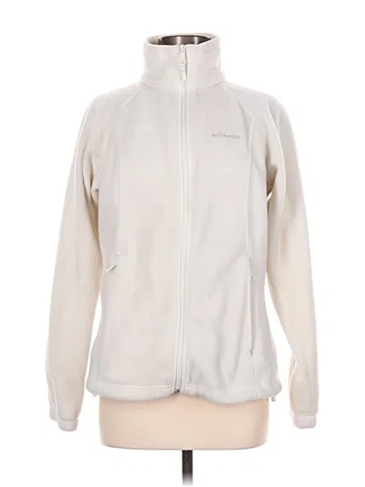 Pre-owned Columbia Sweatshirt In Silver