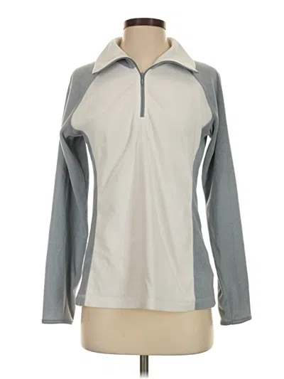 Pre-owned Columbia Sweatshirt In Silver