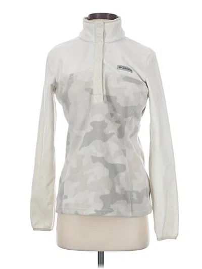 Pre-owned Columbia Sweatshirt In Silver