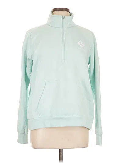 Pre-owned Columbia Sweatshirt In Teal