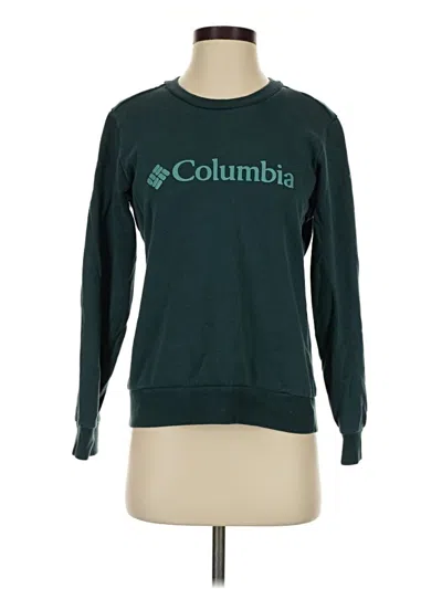 Pre-owned Columbia Sweatshirt In Teal