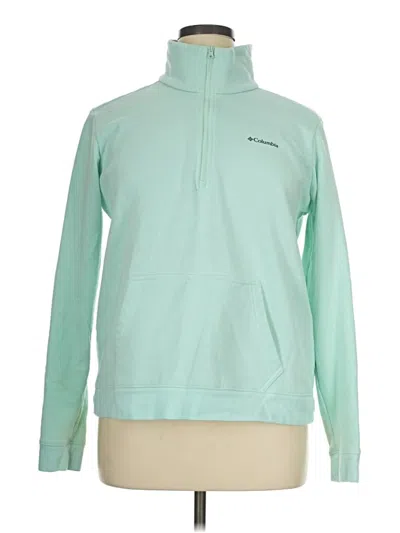 Pre-owned Columbia Sweatshirt In Teal
