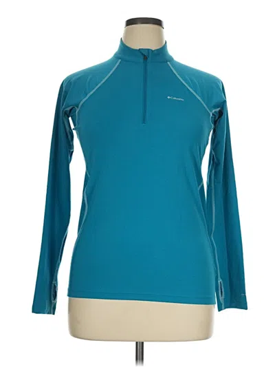 Pre-owned Columbia Sweatshirt In Teal