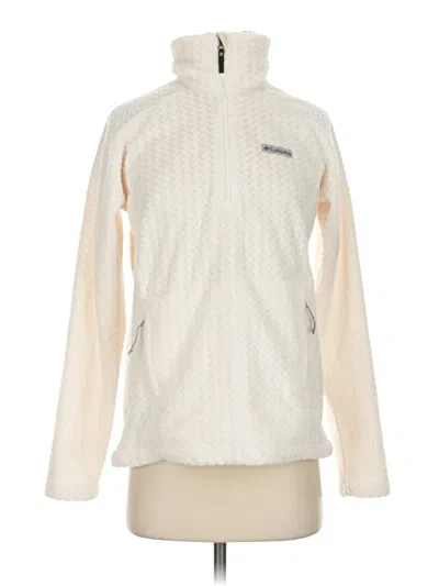 Pre-owned Columbia Sweatshirt In White