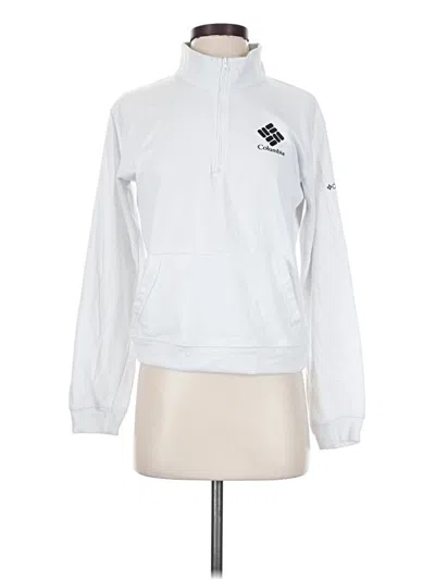 Pre-owned Columbia Sweatshirt In White