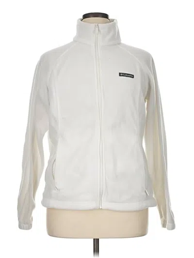 Pre-owned Columbia Sweatshirt In White