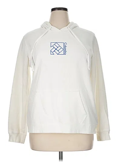 Pre-owned Columbia Sweatshirt In White