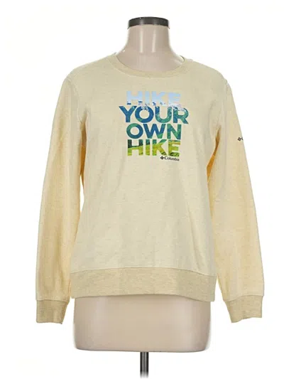Pre-owned Columbia Sweatshirt In Yellow