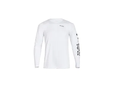 Columbia Tamiami? Short Sleeve Shirt (little Kids/big Kids) Boy's Short Sleeve Button Up Ocean Teal : Xs (6-7 In White