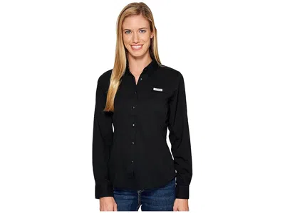 Columbia Tamiamitm Ii Long Sleeve Shirt In Black