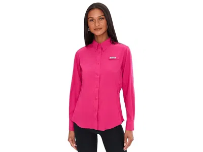 Columbia Tamiamitm Ii Long Sleeve Shirt In Pink