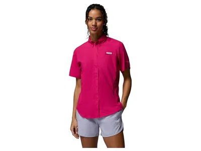 Columbia Tamiamitm Ii Short Sleeve Shirt In Pink
