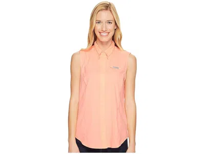 Columbia Tamiamitm Sleeveless Shirt In Pink