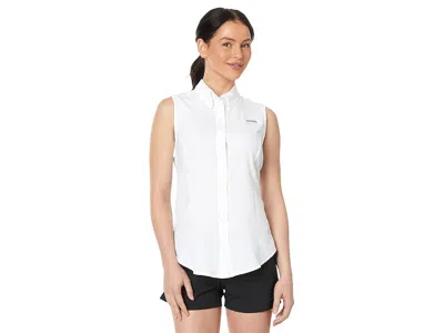Columbia Tamiamitm Sleeveless Shirt Women's Sleeveless White: Xl