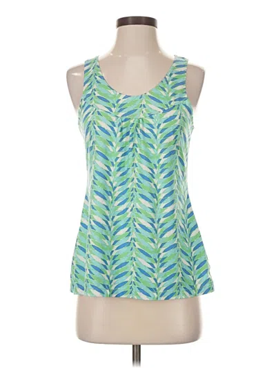 Pre-owned Columbia Tank Top Green Strapless Neckline Tops