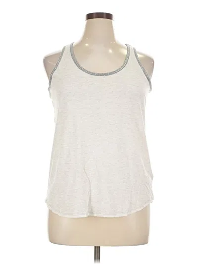 Pre-owned Columbia Tank Top Silver Halter Neckline Tops
