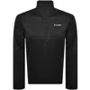 Columbia Tech Fleece Half Zip Sweatshirt Black In Black