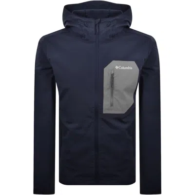 Columbia Tech Heights Iii Jacket Navy In Blue