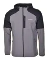 Columbia Tech Softshell Hoody City Grey Black In Grey