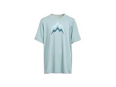 Columbia Tech Trail Utility Short Sleeve Graphic Crew (little Kid/big Kid) Boy's Clothing Collegiate Navy/dot In Blue