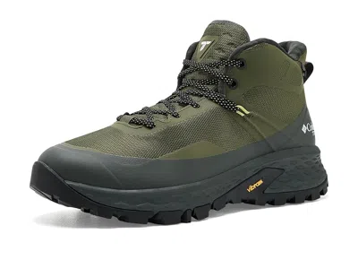 Columbia Tellurix Titanium Outdry Mid Men's Cold Weather Boots Nori/firefly: 14 D - Medium, Leather/textile In Green