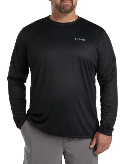 Columbia Terminal Tackle Line Time Long-sleeve T-shirt In Black