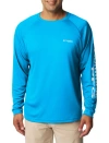 Columbia Terminal Tackle Shirt In Ocean Blue White