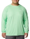 Columbia Terminal Tackle Shirt In Ocean Mint White