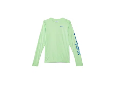 Columbia Terminal Tackletm Long Sleeves T-shirts (little Kids/big Kids) Boy's Long Sleeve Pullover Key West/v In Green