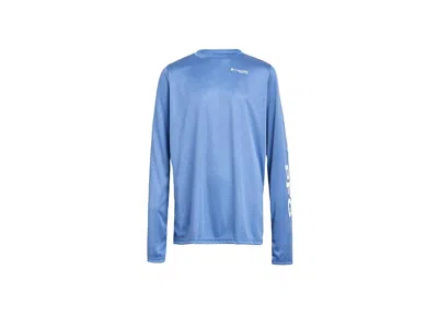 Columbia Terminal Tackletm Long Sleeves T-shirts (little Kids/big Kids) Boy's Long Sleeve Pullover Vivid Blue