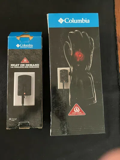 Pre-owned Columbia Thermal Electric Gloves Omni_heat Sizes Women's Small Or Medium Lk In Black
